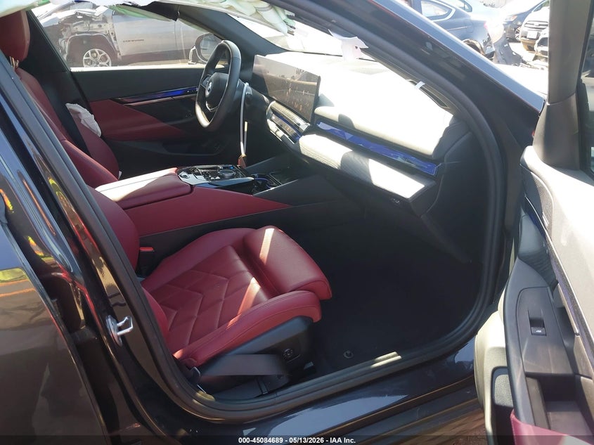 2024 BMW I5 VIN WBY33FK03RCR97204 IAAI salvage auction — LEFT SIDE, Salvage Title, sold $22,500 on 2026-08-21 (photo 5)