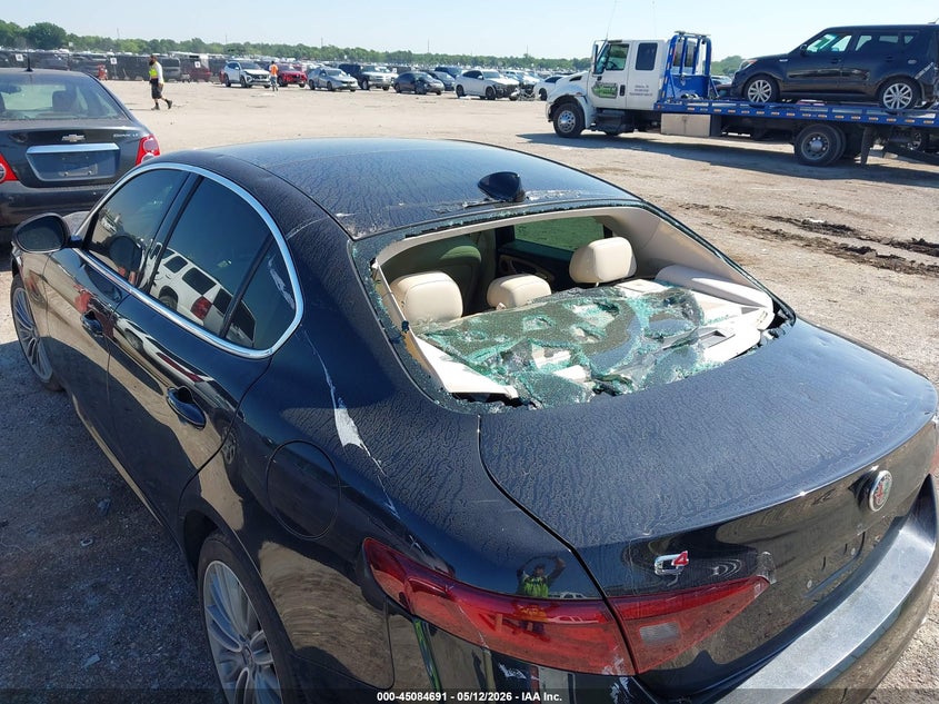2018 Alfa romeo Giulia VIN ZARFAEEN7J7576711 IAAI salvage auction — HAIL, Salvage (Texas), sold $3,050 on 2026-07-14 (photo 6)