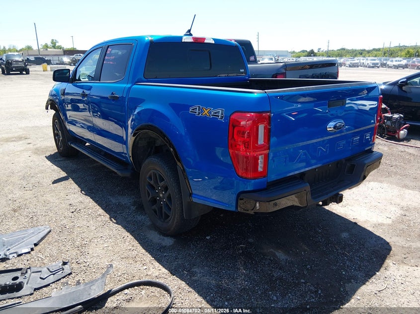 2022 Ford Ranger VIN 1FTER4FH4NLD52052 IAAI salvage auction — FRONT END, Salvage Title, sold $11,350 on 2026-08-25 (photo 3)