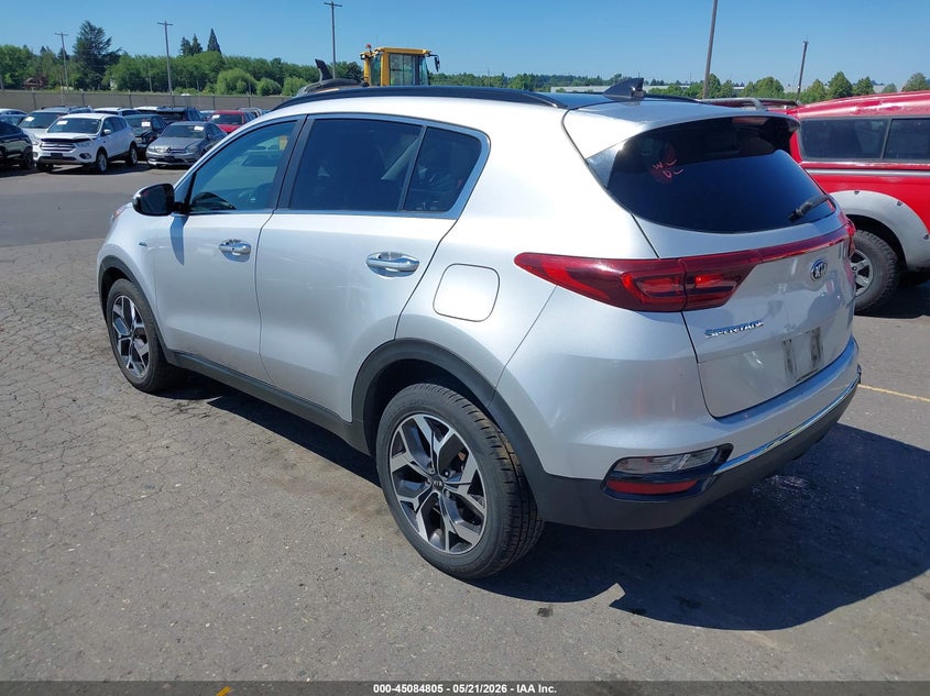 2020 Kia Sportage VIN KNDPNCAC7L7809503 IAAI salvage auction — RIGHT FRONT, Salvage (Oregon), sold $3,650 on 2026-07-30 (photo 3)