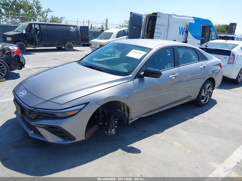 2025 Hyundai Elantra VIN KMHLM4DG2SU902673 IAAI salvage auction — LEFT SIDE, Salvage (California), sold $5,700 on 2026-07-15 (photo 2)