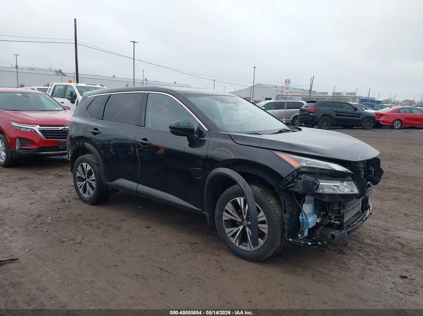 2021 Nissan Rogue VIN JN8AT3BB6MW218284 IAAI salvage auction — FRONT END, Mv-907A (New York), sold $5,150 on 2026-07-08 (photo 1)