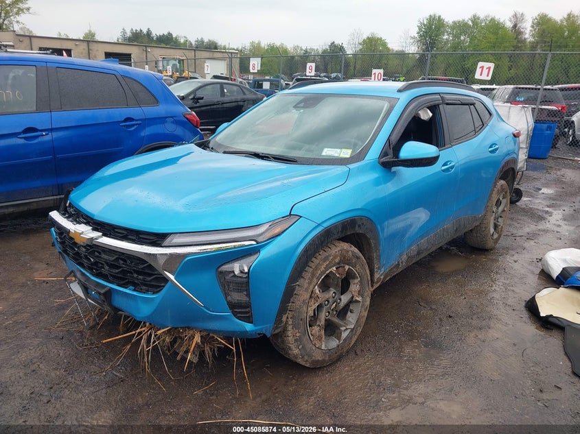 2025 Chevrolet Trax VIN KL77LHEPXSC143661 IAAI salvage auction — FRONT END, Mv-907A (New York), sold $3,875 on 2026-07-23 (photo 2)