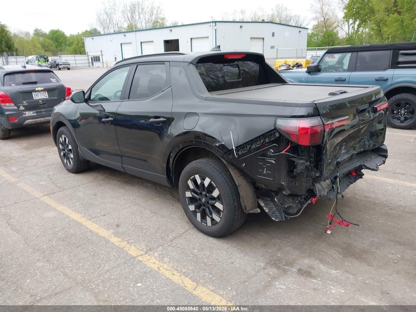 2025 Hyundai Santa cruz VIN 5NTJCDDEXSH135230 IAAI salvage auction — LEFT REAR, Scrap (Michigan), sold $8,800 on 2026-07-27 (photo 3)