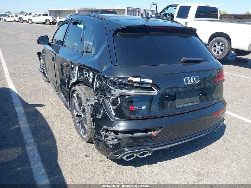 2021 Audi Sq5 VIN WA1C4AFY0M2046968 IAAI salvage auction — LEFT REAR, Clear - Dealer Only (California), sold $5,550 on 2026-07-08 (photo 3)