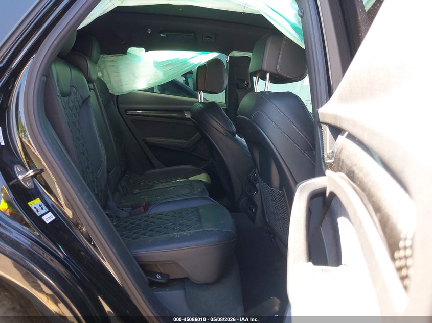 2021 Audi Sq5 VIN WA1C4AFY0M2046968 IAAI salvage auction — LEFT REAR, Clear - Dealer Only (California), sold $5,550 on 2026-07-08 (photo 8)