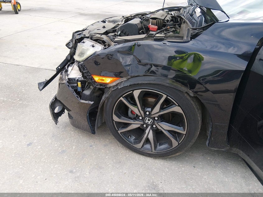 2019 Honda Civic VIN 2HGFC2F89KH572713 IAAI salvage auction — FRONT END, Rebuildable (Florida), sold $2,875 on 2026-07-19 (photo 6)