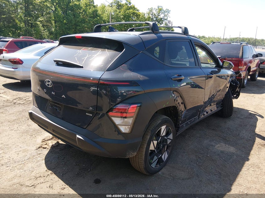 2025 Hyundai Kona VIN KM8HBCAB7SU327842 IAAI salvage auction — RIGHT FRONT, Salvage - Greater Than 75% (Maryland), sold $4,850 on 2026-07-22 (photo 4)