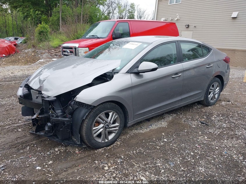 2020 Hyundai Elantra VIN KMHD84LF5LU062696 IAAI salvage auction — FRONT END, Salvage (Pennsylvania), sold $2,750 on 2026-07-07 (photo 2)