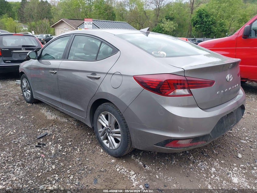 2020 Hyundai Elantra VIN KMHD84LF5LU062696 IAAI salvage auction — FRONT END, Salvage (Pennsylvania), sold $2,750 on 2026-07-07 (photo 3)