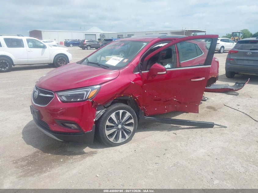 2019 Buick Encore VIN KL4CJCSMXKB875065 IAAI salvage auction — FRONT & REAR, Salvage (Texas), sold $600 on 2026-07-08 (photo 2)