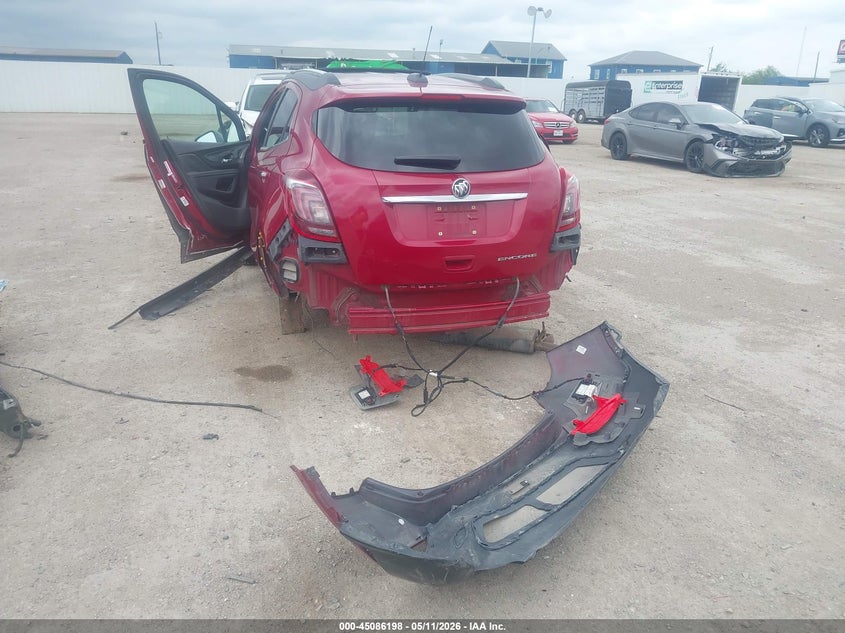 2019 Buick Encore VIN KL4CJCSMXKB875065 IAAI salvage auction — FRONT & REAR, Salvage (Texas), sold $600 on 2026-07-08 (photo 6)