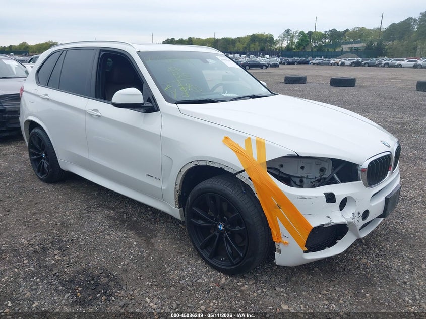 2017 BMW X5 VIN 5UXKR0C30H0V74824 IAAI salvage auction — FRONT END, Mv-907A (New York), sold $12,250 on 2026-07-07 (photo 1)