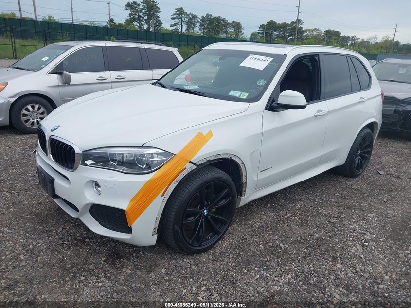2017 BMW X5 VIN 5UXKR0C30H0V74824 IAAI salvage auction — FRONT END, Mv-907A (New York), sold $12,250 on 2026-07-07 (photo 2)