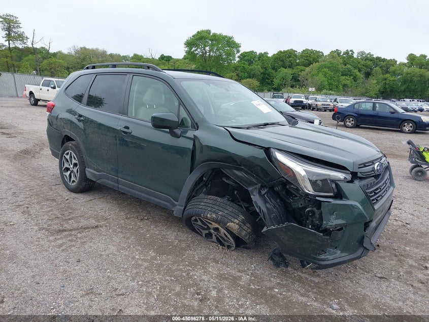 2023 Subaru Forester VIN JF2SKAEC4PH549967 IAAI salvage auction — FRONT END, Salvage (New Jersey), sold $7,550 on 2026-07-14 (photo 1)