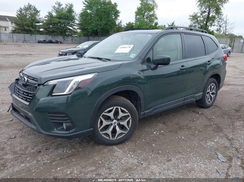 2023 Subaru Forester VIN JF2SKAEC4PH549967 IAAI salvage auction — FRONT END, Salvage (New Jersey), sold $7,550 on 2026-07-14 (photo 2)