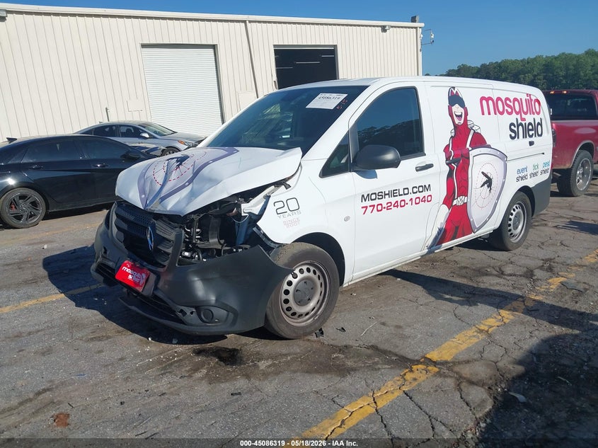 2022 Mercedes-benz Metris VIN W1YV0BEYXN3988602 IAAI salvage auction — FRONT END, Salvage (Georgia), sold $7,200 on 2026-07-22 (photo 2)