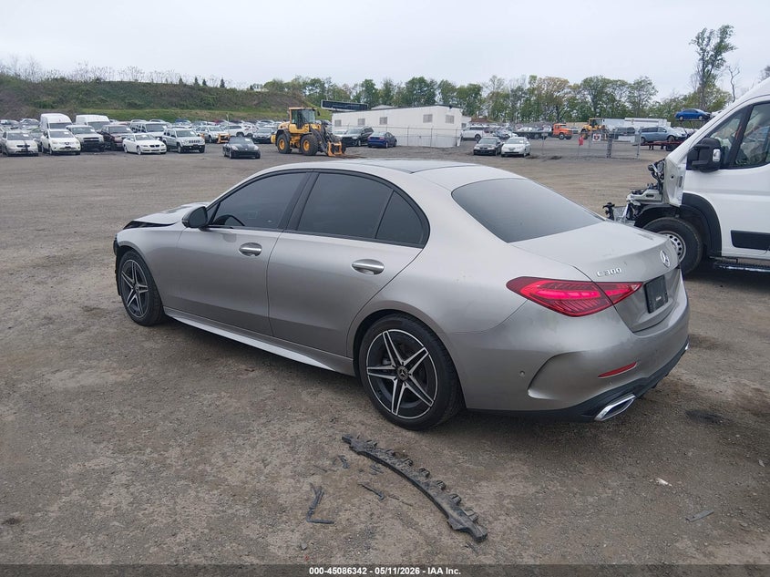 2023 Mercedes-benz C-klasse VIN W1KAF4HB0PR123924 IAAI salvage auction — FRONT END, Salvage (Idaho), sold $12,200 on 2026-07-24 (photo 3)
