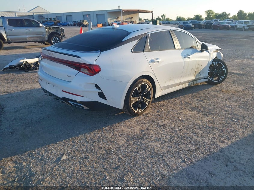 2024 Kia K5 VIN 5XXG64J27RG233339 IAAI salvage auction — RIGHT FRONT, Salvage (Texas), sold $3,550 on 2026-07-29 (photo 4)
