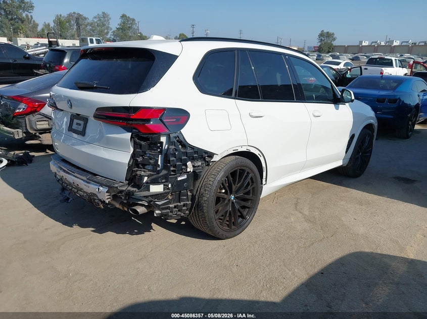 2024 BMW X5 VIN 5UX13EU06R9U68616 IAAI salvage auction — LEFT REAR, Salvage (California), sold $22,600 on 2026-07-30 (photo 4)