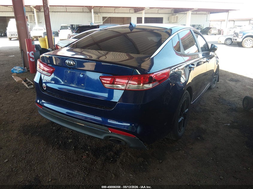2018 Kia Optima VIN 5XXGT4L33JG192128 IAAI salvage auction — LEFT & RIGHT, Salvage (Arizona), sold $1,500 on 2026-07-29 (photo 4)