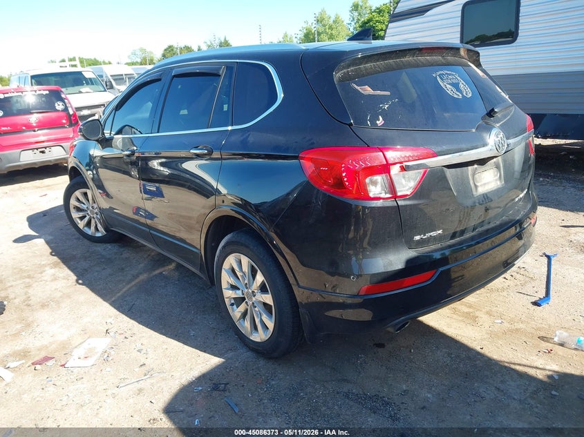 2018 Buick Envision VIN LRBFX1SA3JD007888 IAAI salvage auction — RIGHT SIDE, Salvage Title, sold $1,050 on 2026-07-22 (photo 3)