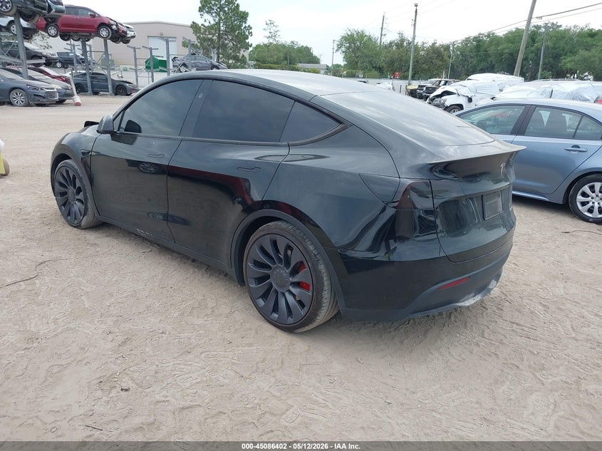 2024 Tesla Model y VIN 7SAYGDEF6RA304094 IAAI salvage auction — FRONT END, Rebuildable (Florida), sold $14,200 on 2026-07-20 (photo 3)