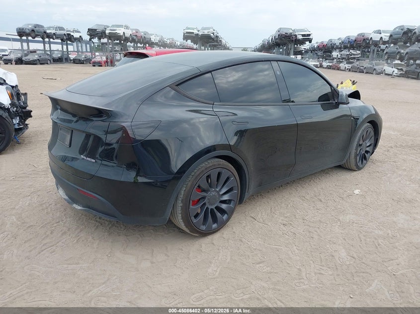2024 Tesla Model y VIN 7SAYGDEF6RA304094 IAAI salvage auction — FRONT END, Rebuildable (Florida), sold $14,200 on 2026-07-20 (photo 4)