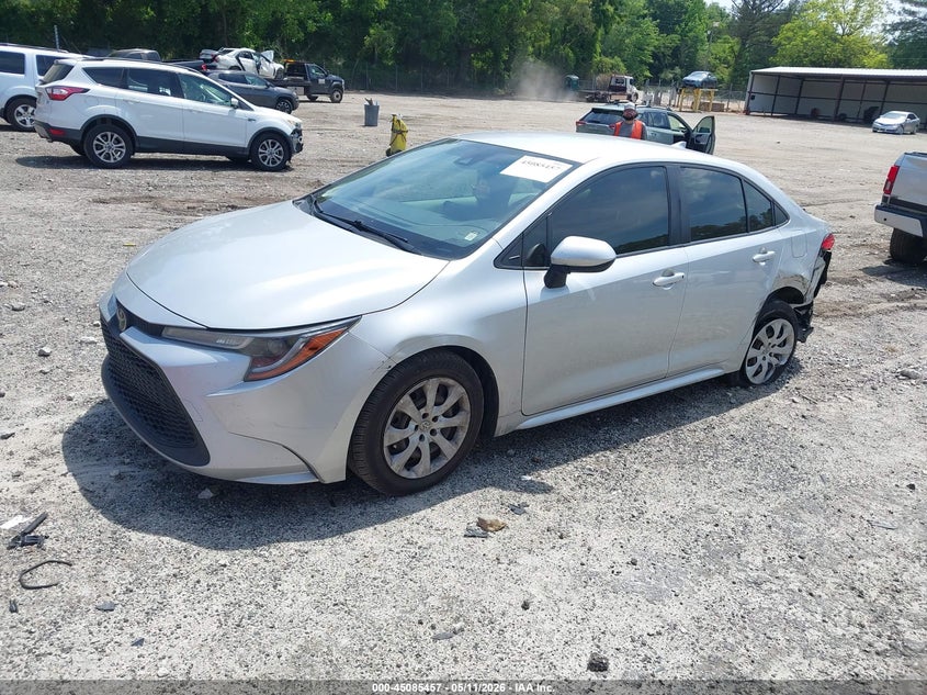 2022 Toyota Corolla VIN JTDEPMAE6NJ193579 IAAI salvage auction — LEFT REAR, Salvage (Idaho), sold $4,500 on 2026-07-17 (photo 2)