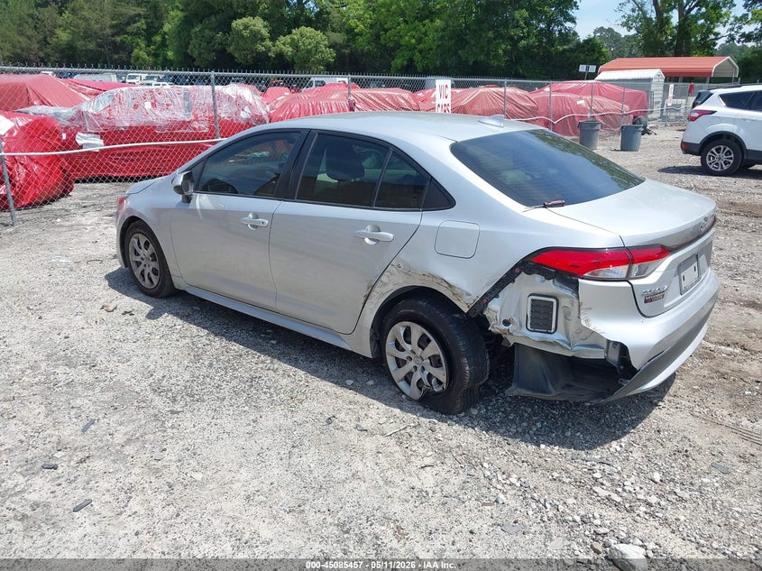 2022 Toyota Corolla VIN JTDEPMAE6NJ193579 IAAI salvage auction — LEFT REAR, Salvage (Idaho), sold $4,500 on 2026-07-17 (photo 3)