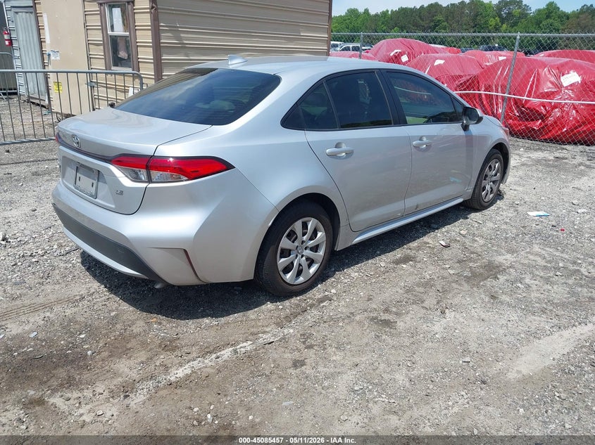 2022 Toyota Corolla VIN JTDEPMAE6NJ193579 IAAI salvage auction — LEFT REAR, Salvage (Idaho), sold $4,500 on 2026-07-17 (photo 4)