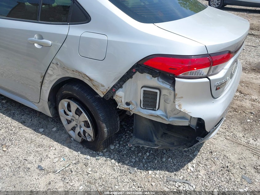 2022 Toyota Corolla VIN JTDEPMAE6NJ193579 IAAI salvage auction — LEFT REAR, Salvage (Idaho), sold $4,500 on 2026-07-17 (photo 6)