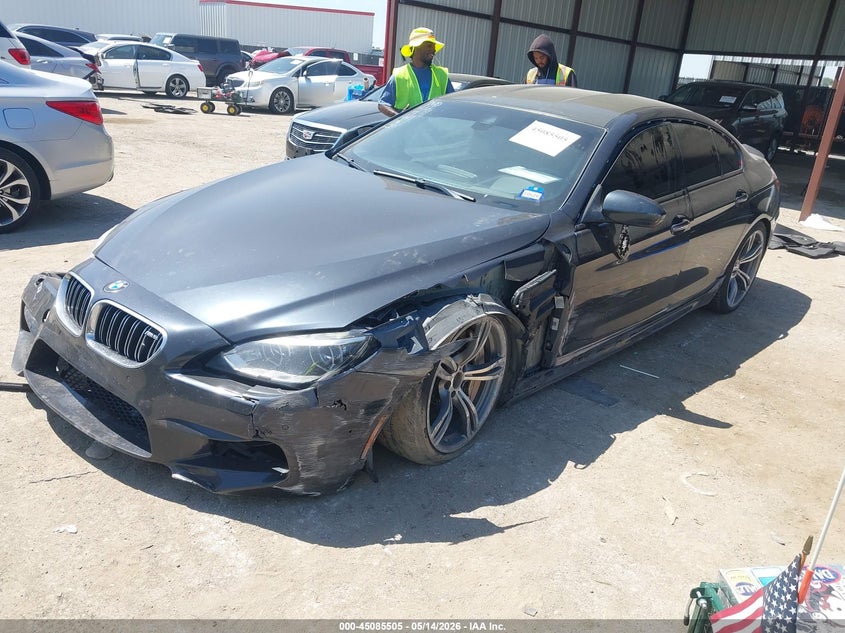 2014 BMW M6 VIN WBS6C9C55EDV73613 IAAI salvage auction — FRONT END, Salvage (Texas), sold $4,400 on 2026-07-11 (photo 2)