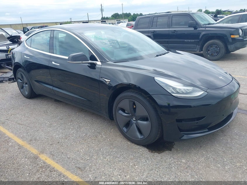 2018 Tesla Model 3 VIN 5YJ3E1EA6JF057148 IAAI salvage auction — LEFT FRONT, Original (Texas), sold $5,600 on 2026-07-29 (photo 1)