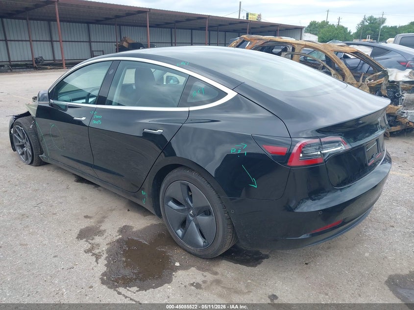 2018 Tesla Model 3 VIN 5YJ3E1EA6JF057148 IAAI salvage auction — LEFT FRONT, Original (Texas), sold $5,600 on 2026-07-29 (photo 3)