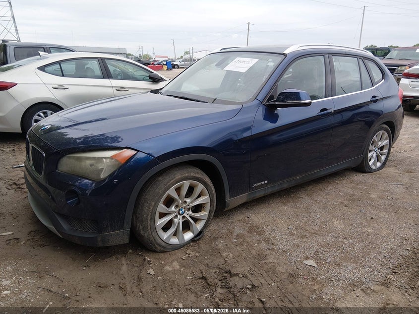 2013 BMW X1 VIN WBAVL1C56DVR90104 IAAI salvage auction — FRONT END, Clear (Indiana), sold $300 on 2026-07-15 (photo 2)