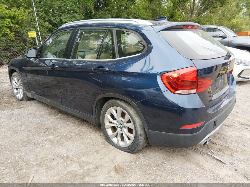 2013 BMW X1 VIN WBAVL1C56DVR90104 IAAI salvage auction — FRONT END, Clear (Indiana), sold $300 on 2026-07-15 (photo 3)