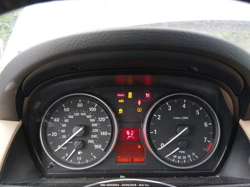2013 BMW X1 VIN WBAVL1C56DVR90104 IAAI salvage auction — FRONT END, Clear (Indiana), sold $300 on 2026-07-15 (photo 7)