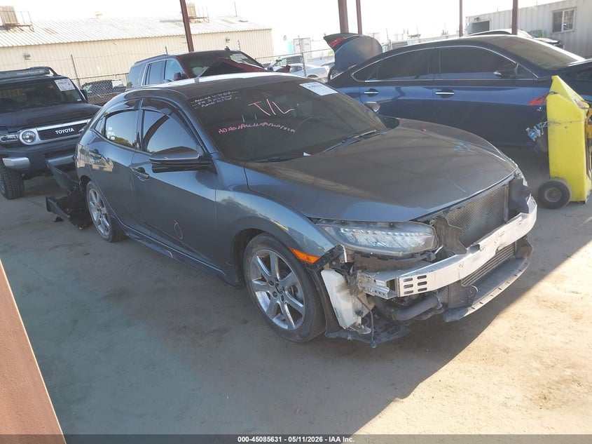 2017 Honda Civic VIN SHHFK7H91HU417395 IAAI salvage auction — FRONT & REAR, Salvage (California), sold $2,850 on 2026-07-21 (photo 1)