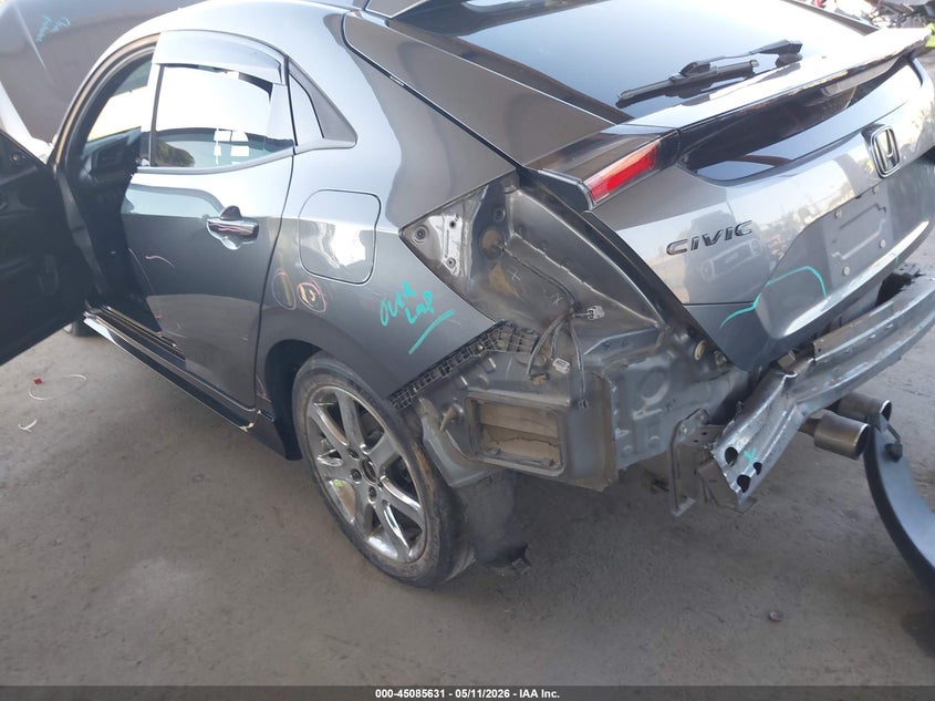 2017 Honda Civic VIN SHHFK7H91HU417395 IAAI salvage auction — FRONT & REAR, Salvage (California), sold $2,850 on 2026-07-21 (photo 6)