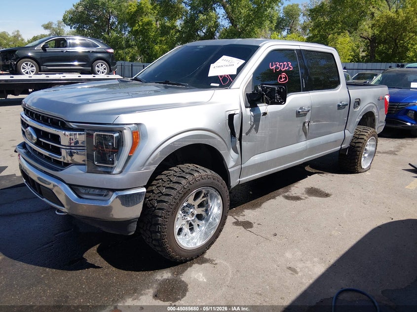 2021 Ford F-150 VIN 1FTFW1E88MKE28163 IAAI salvage auction — RIGHT SIDE, Salvage (Utah), sold $13,950 on 2026-07-09 (photo 2)