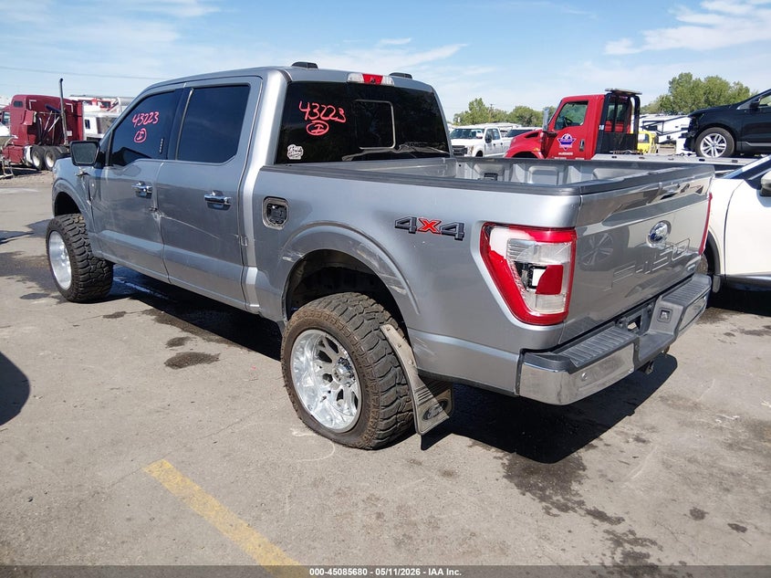 2021 Ford F-150 VIN 1FTFW1E88MKE28163 IAAI salvage auction — RIGHT SIDE, Salvage (Utah), sold $13,950 on 2026-07-09 (photo 3)