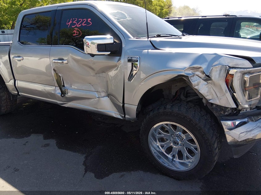 2021 Ford F-150 VIN 1FTFW1E88MKE28163 IAAI salvage auction — RIGHT SIDE, Salvage (Utah), sold $13,950 on 2026-07-09 (photo 6)