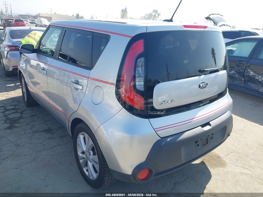 2014 Kia Soul VIN KNDJP3A53E7714618 IAAI salvage auction — THEFT, Salvage (California), sold $1,200 on 2026-07-15 (photo 3)