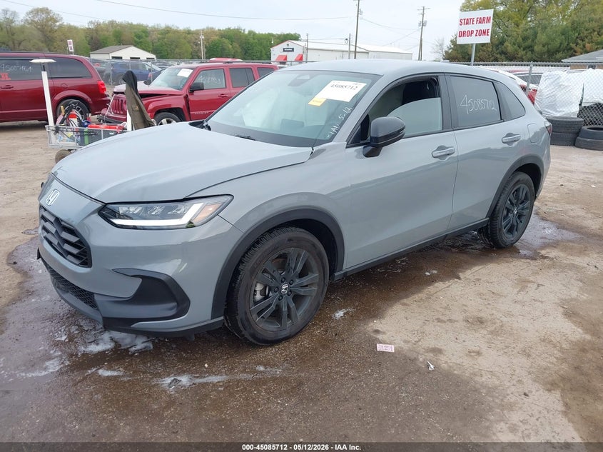 2026 Honda Hr-v VIN 3CZRZ2H57TM721436 IAAI salvage auction — RIGHT SIDE, Salvage (Indiana), sold $9,100 on 2026-07-28 (photo 2)