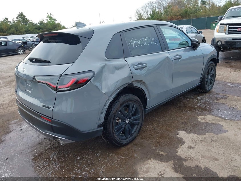 2026 Honda Hr-v VIN 3CZRZ2H57TM721436 IAAI salvage auction — RIGHT SIDE, Salvage (Indiana), sold $9,100 on 2026-07-28 (photo 4)