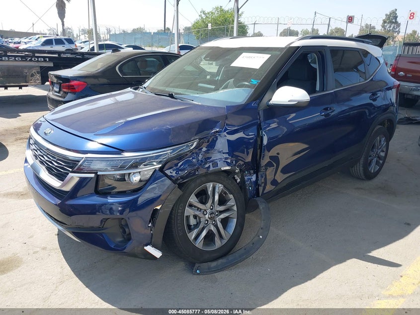 2021 Kia Seltos VIN KNDEU2AAXM7136565 IAAI salvage auction — SUSPENSION, Salvage (California), sold $3,850 on 2026-07-15 (photo 2)