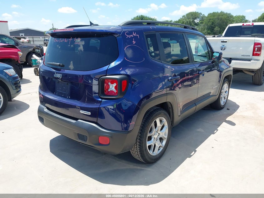 2017 Jeep Renegade VIN ZACCJABB4HPE41473 IAAI salvage auction — LEFT FRONT, Original (Texas), sold $2,050 on 2026-07-21 (photo 4)