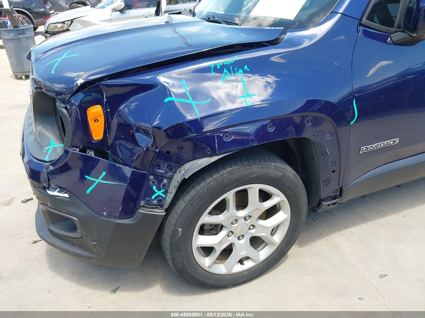 2017 Jeep Renegade VIN ZACCJABB4HPE41473 IAAI salvage auction — LEFT FRONT, Original (Texas), sold $2,050 on 2026-07-21 (photo 6)