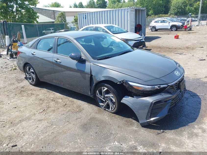 2025 Hyundai Elantra VIN KMHLM4DG3SU920633 IAAI salvage auction — LEFT SIDE, Salvage (Virginia), sold $4,575 on 2026-07-13 (photo 1)
